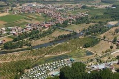 Vista aérea de la localidad leonesa