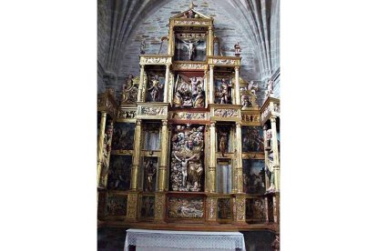 Retablo de la Colegiata de Villafranca del Bierzo