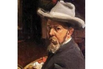 Un «autorretrato» del pintor Joaquín Sorolla, dedicado a su esposa Clotilde García del Castillo