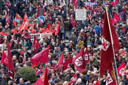 El 16 de febrero de 2020 fue la última gran marcha. FERNANDO OTERO