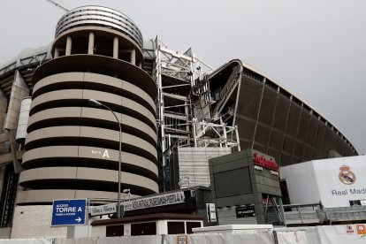 Fotografía de archivo del estadio Santiago Bernabéu. MARISCAL