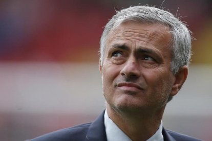 Mourinho, encajando la derrota ante el Watford.