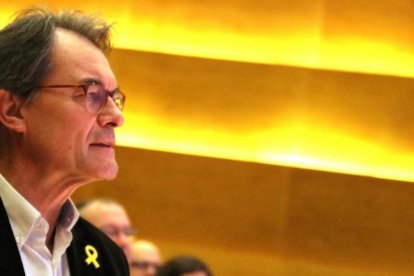 Artur Mas, en el Consell Nacional del PdeCAT.