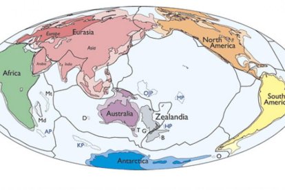 Zelandia, el nuevo continente hallado en el Pacífico.