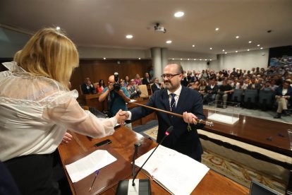 Marco Morala, nuevo alcalde de Ponferrada. ANA F. BARREDO