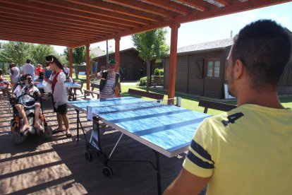 Aspaym mantiene una gran actividad este verano en Cubillos. BARREDO