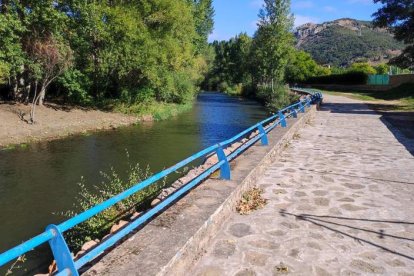 La actuación se ha realizado en la margen izquierda del cauce. DL