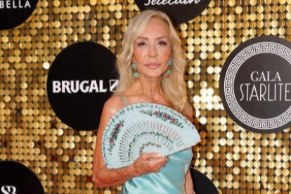 La empresaria Carmen Lomana a su llegada a la gala solidaria Starlite celebrada el pasado agosti en Marbella. JUAN CARLOS DOMÍNGUEZ