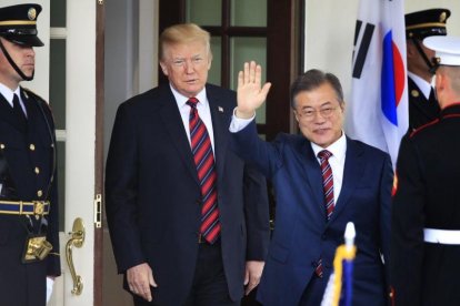 Moon aterrizará en EE.UU. el 10 de abril y se reunirá con Trump al día siguiente.