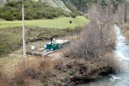 Estación depuradora ubicada en Portilla de la Reina, donde falta la estación de bombeo.