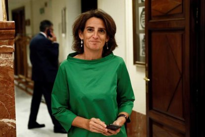 La ministra de Transición Ecológica, Teresa Ribera. MARISCAL