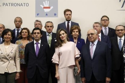 La Reina Letizia ha presidido hoy la reunión del Patronato de la Fundación de Ayuda contra la Drogadicción.