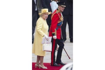 La reina Isabel y su esposo, el duque de Edimburgo.