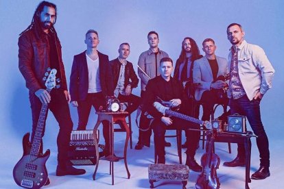 Los integrantes de la banda escocesa Skerryvore. FACEBOOK