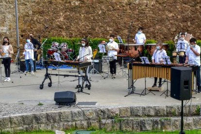 Imagen de un grupo de la escuela de música coyantina. SALAGRE