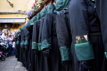 María del Dulce Nombre, en el transcurso de una procesión de Semana Santa. FERNANDO OTERO