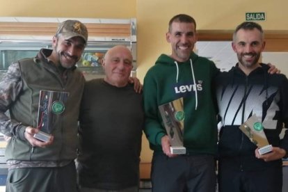 Benito Marcos, Miguel Fierro, Víctor Coello y José Carlos Bravo. TOÑI