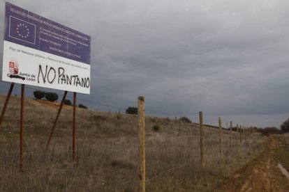 Valle del Rial en Carrizo de la Ribera donde se plantea la construcción de un nuevo embalse. JESÚS F. SALVADORES