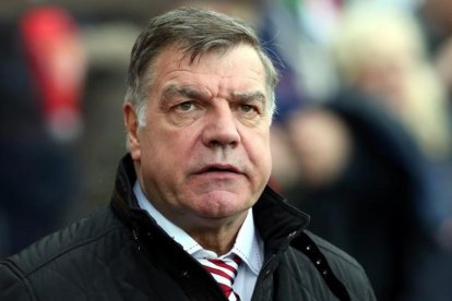 Sam Allardyce, de 61 años, durante un partido del Sunderland.