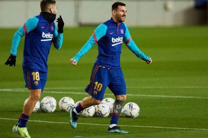 Messi vive ahora su mejor momento de la temporada. A. GARCIA