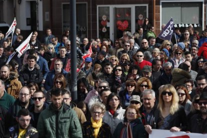 manifestación por el futuro de león en la robla despoblación. JESÚS F. SALVADORES