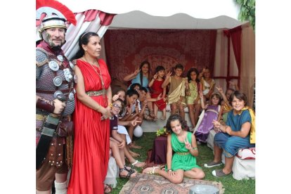 Una buena cantera de romanos, en una de las domus, su casa hasta el domingo