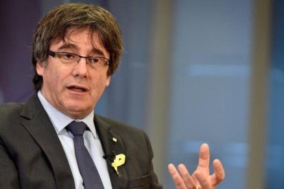 Carles Puigdemont, en una entrevista con la agencia Reuters el pasado 23 de diciembre.