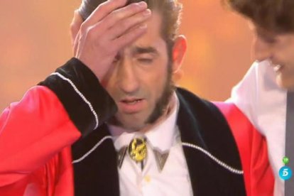 La cara de El Tekila al saberse ganador de la final de 'Got Talent'.