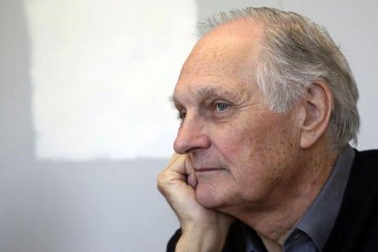 Alan Alda durante una intervención en la universidad de Stony Brook,en el 2013.