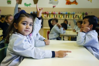 Inicio del curso escolar en el colegio La Asunción de León