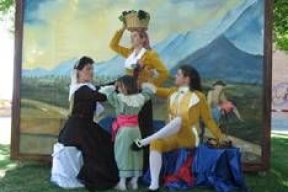 Los niños y adultos podrán disfrutar de diversas actividades como esta exposición de pintura viva