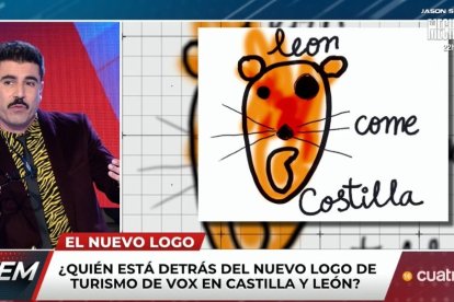 Captura del programa 'Todo es mentira' en el que se preguntan quién está detrás del polémico logo de la Junta. CUATRO