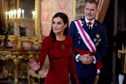 Los reyes Letizia y Felipe VI. EFE