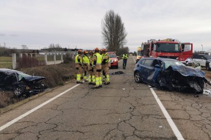 Primer accidente mortal en León en 2024, en las inmediaciones de Lorenzana. DL