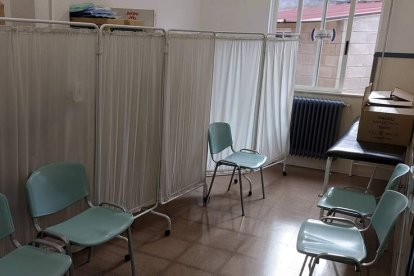 Imagen de una de las salas del centro de salud de Sahagún. ACACIO