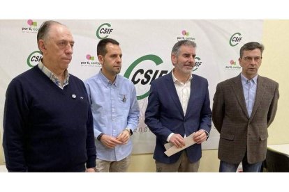 Representantes de CSIF de León y de la Comunidad. DL