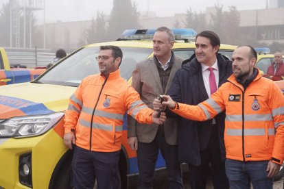 Juan Carlos Suárez-Quiñones, ayer en Valladolid. RUBÉN CACHO