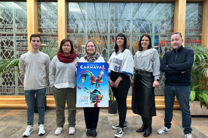 Jurado del cartel anunciador del Carnaval de León. AYUNTAMIENTO DE LEÓN