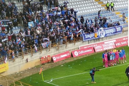 Aficionados de la Deportiva en el Reino de León