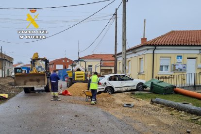 Accidente vial en la Bañeza