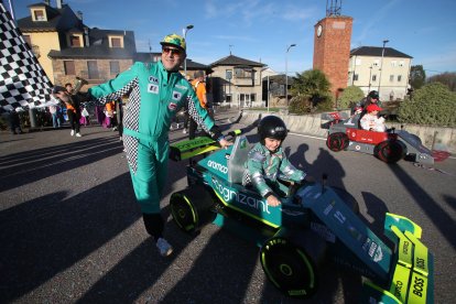 Camponaraya se echó a la calle en domingo para poner un epílogo al Carnaval en el Bierzo