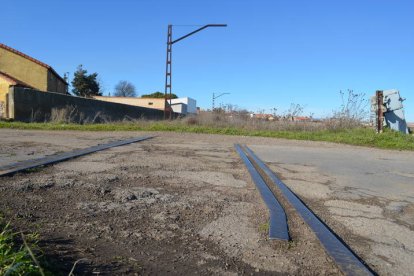 Vía de la Plata a su paso por Astorga.