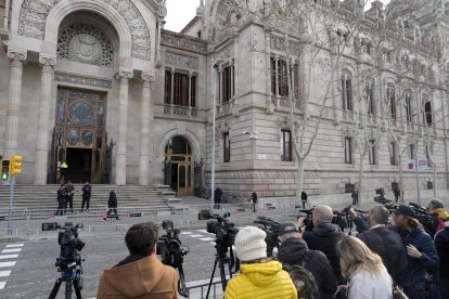 La Audiencia de Barcelona donde el exfutbolista Dani Alves ha sido citado este jueves para comunicarle la sentencia del juicio por agresión sexual.