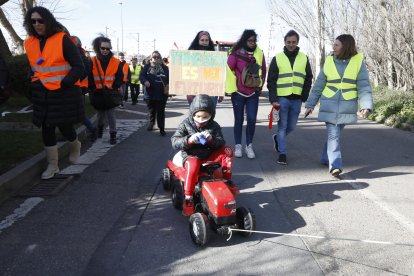 La protesta de los agricultores avanza desde el Reino de León.