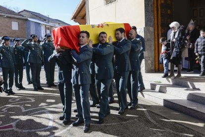 Funeral de David Pérez en Nogarejas