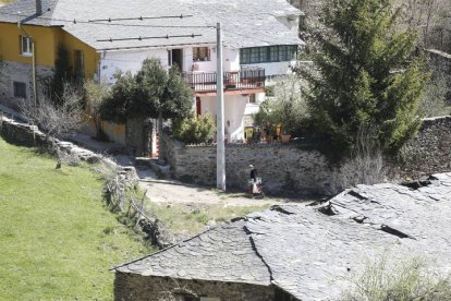 Vista de Villadepán, en Omaña.