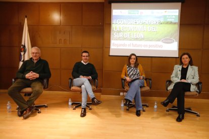 Los alcaldes de Gordoncillo, Valderas y Mansilla de las Mulas, en la mesa redonda sobre cultura y turismo