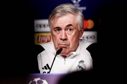 Imagen de archivo del entrenador del Real Madrid, Carlo Ancelotti