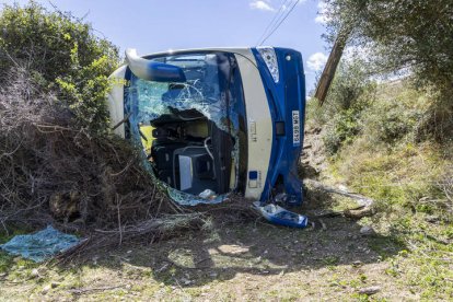 Vista del lugar de los hechos después de que un total de 24 personas hayan resultado heridas.