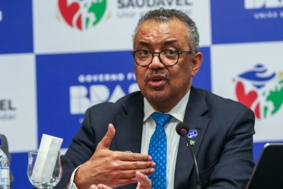 Fotografía del Director General de la Organización Mundial de la Salud (OMS), Tedros Adhanom Ghebreyesus.